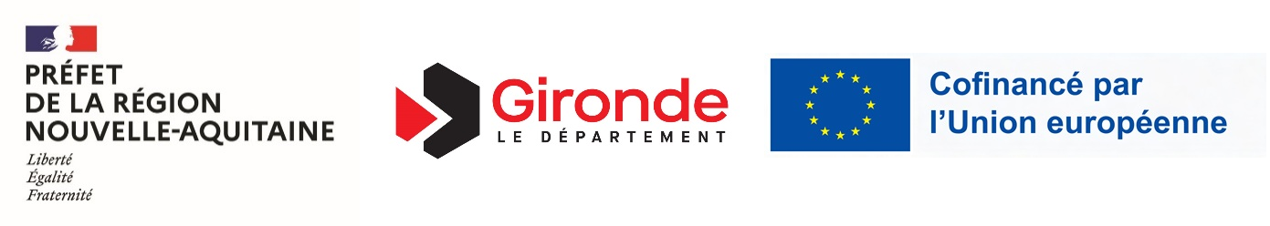Bandeau logos partenaires - AFAD Gironde