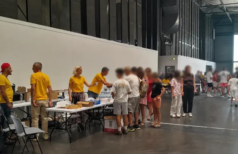 Une TISF de l'AFAD Gironde témoigne de son expérience au parc des expositions de Bordeaux